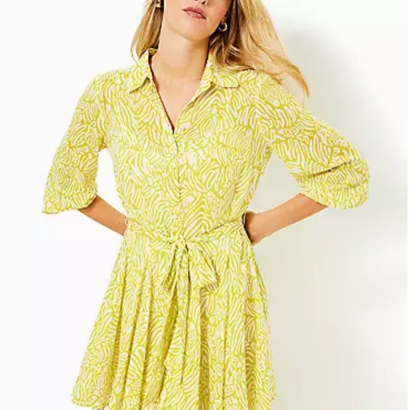 NWT Lilly Pulitzer Melony Shirtdress - Picture 1 of 2
